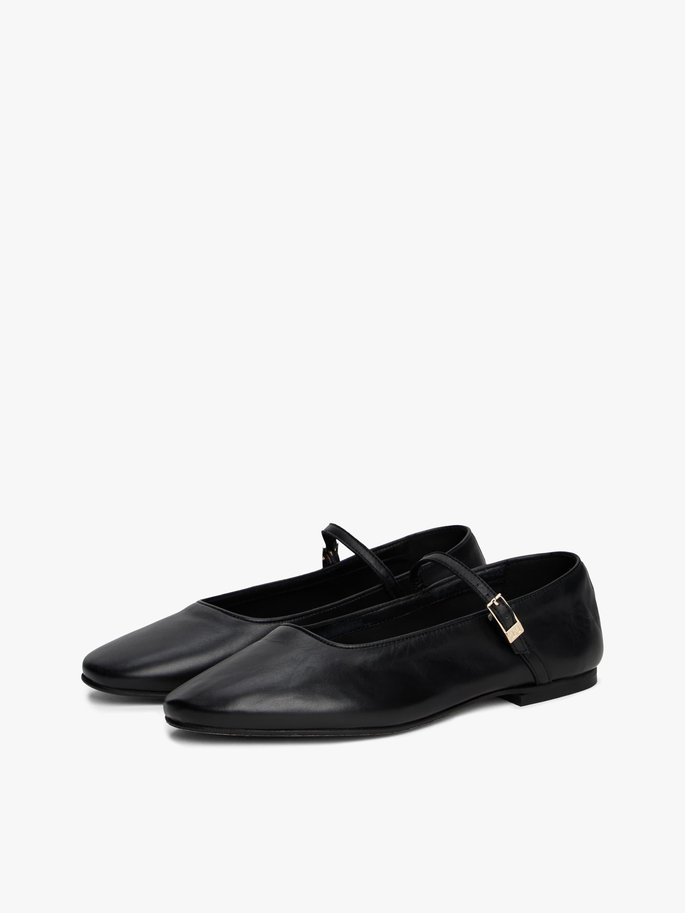 Leather Mary Jane Ballerinas
