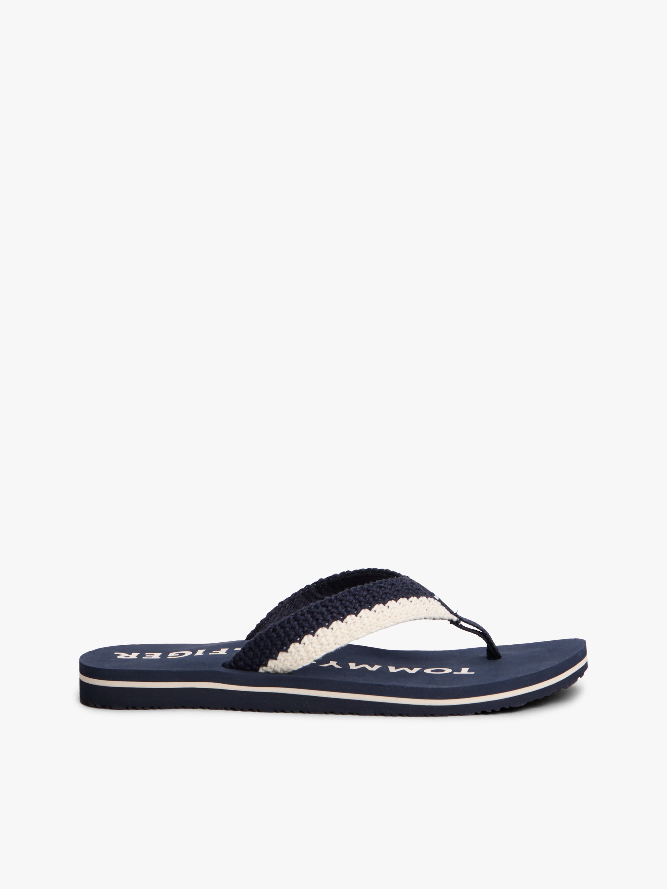 Logo Woven Flip-Flops