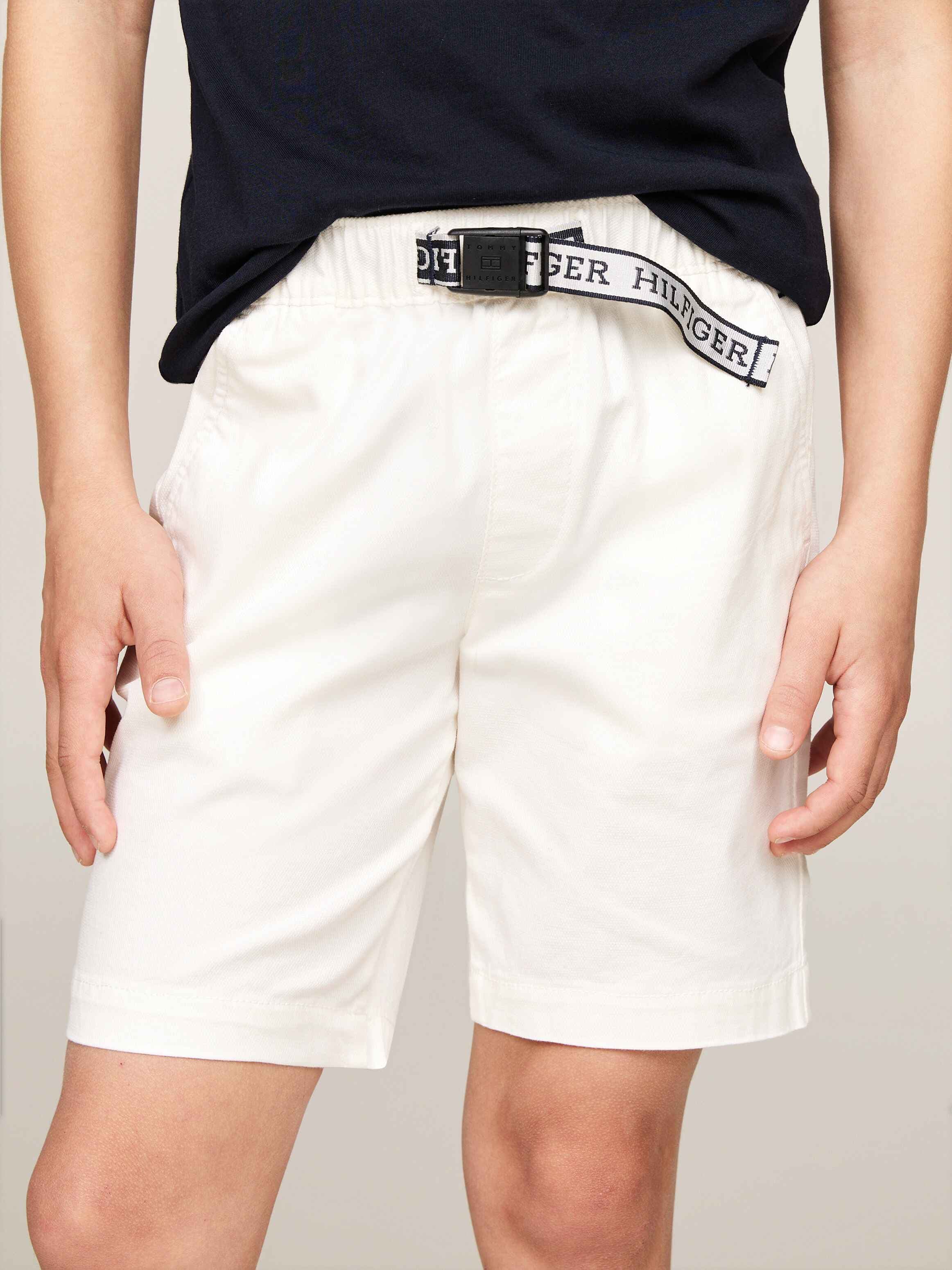 Belted Chino Shorts