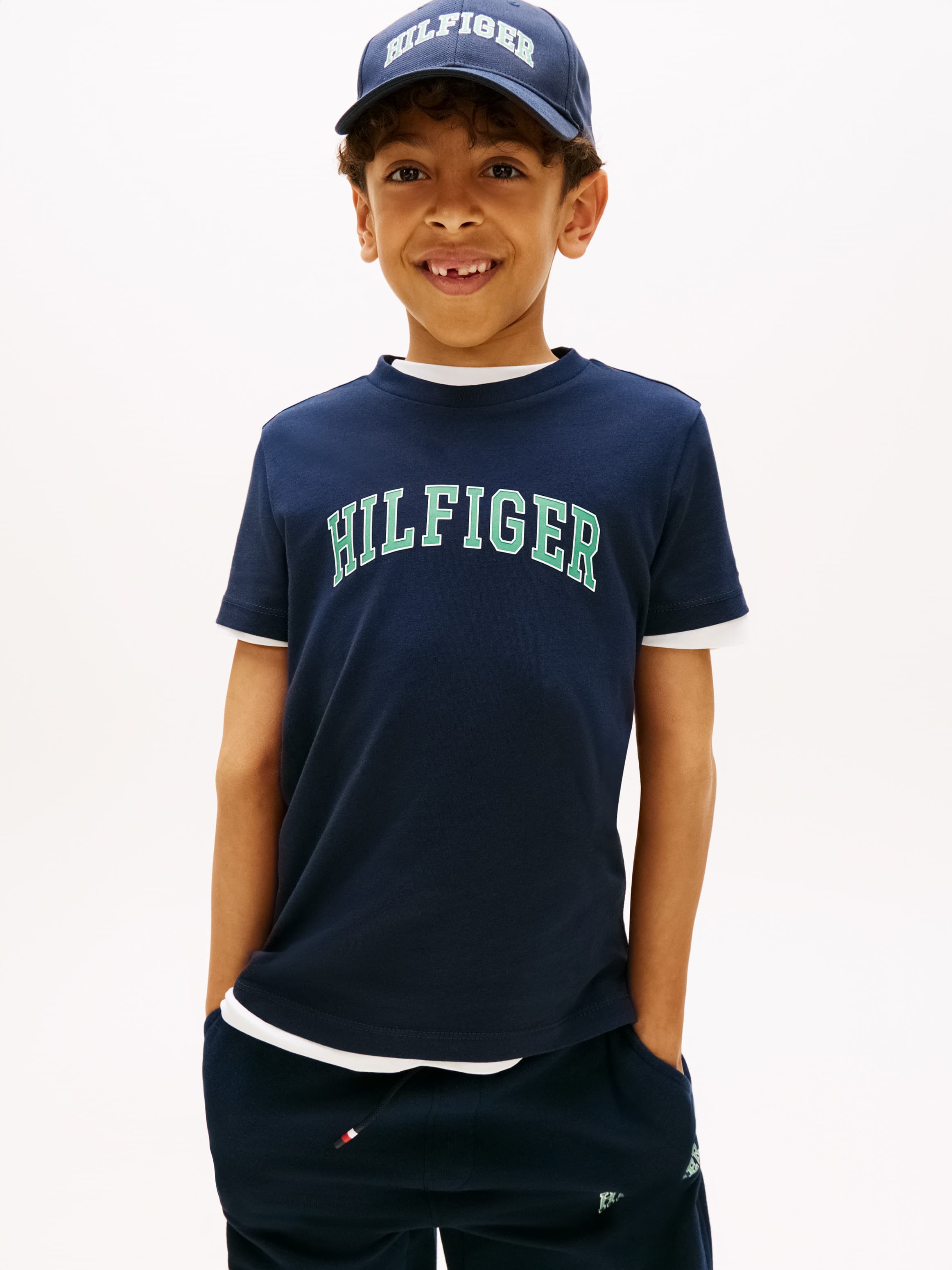 Logo Crew Neck Jersey T-Shirt