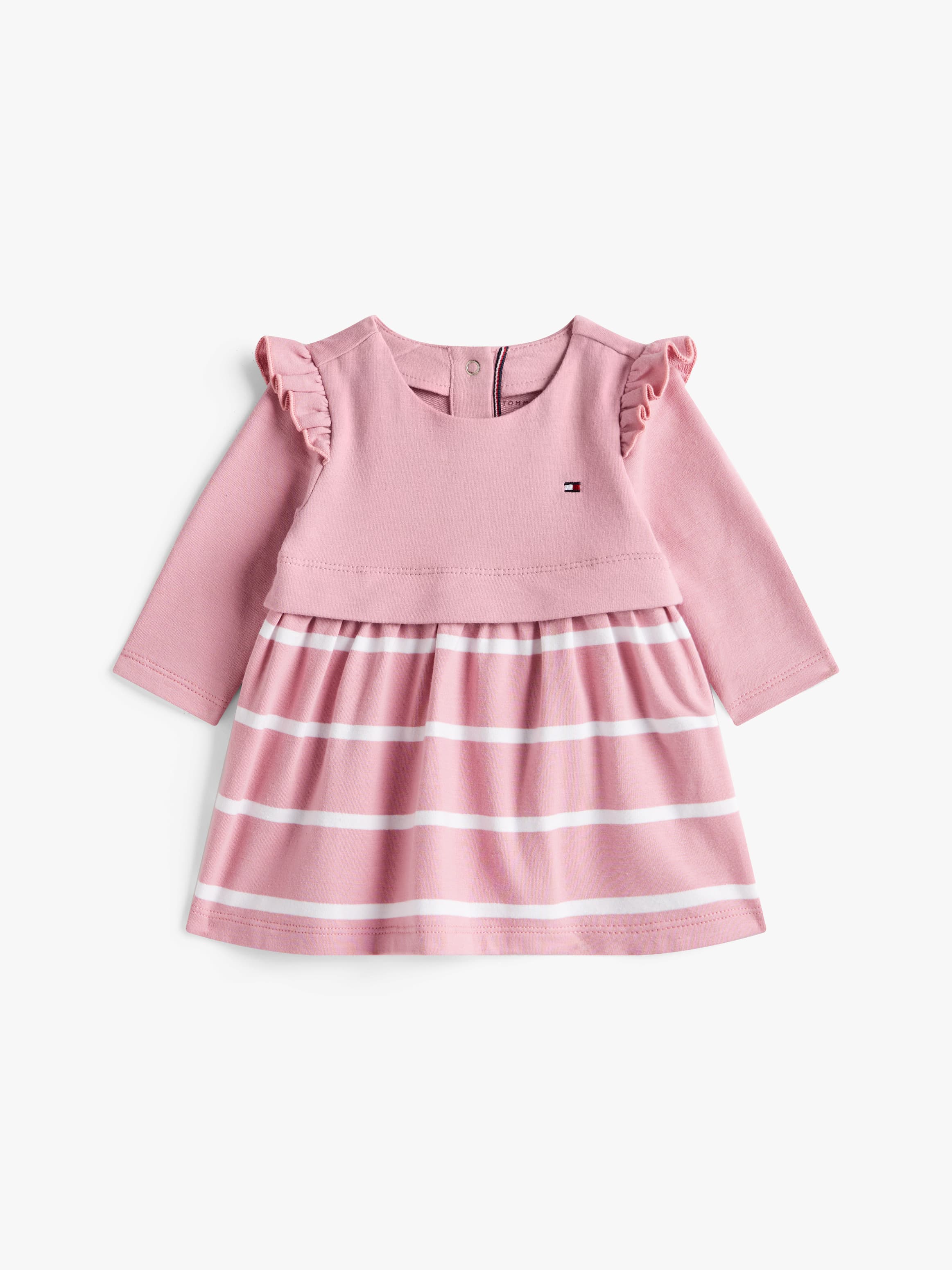 Essential Frill Long Sleeve Dress