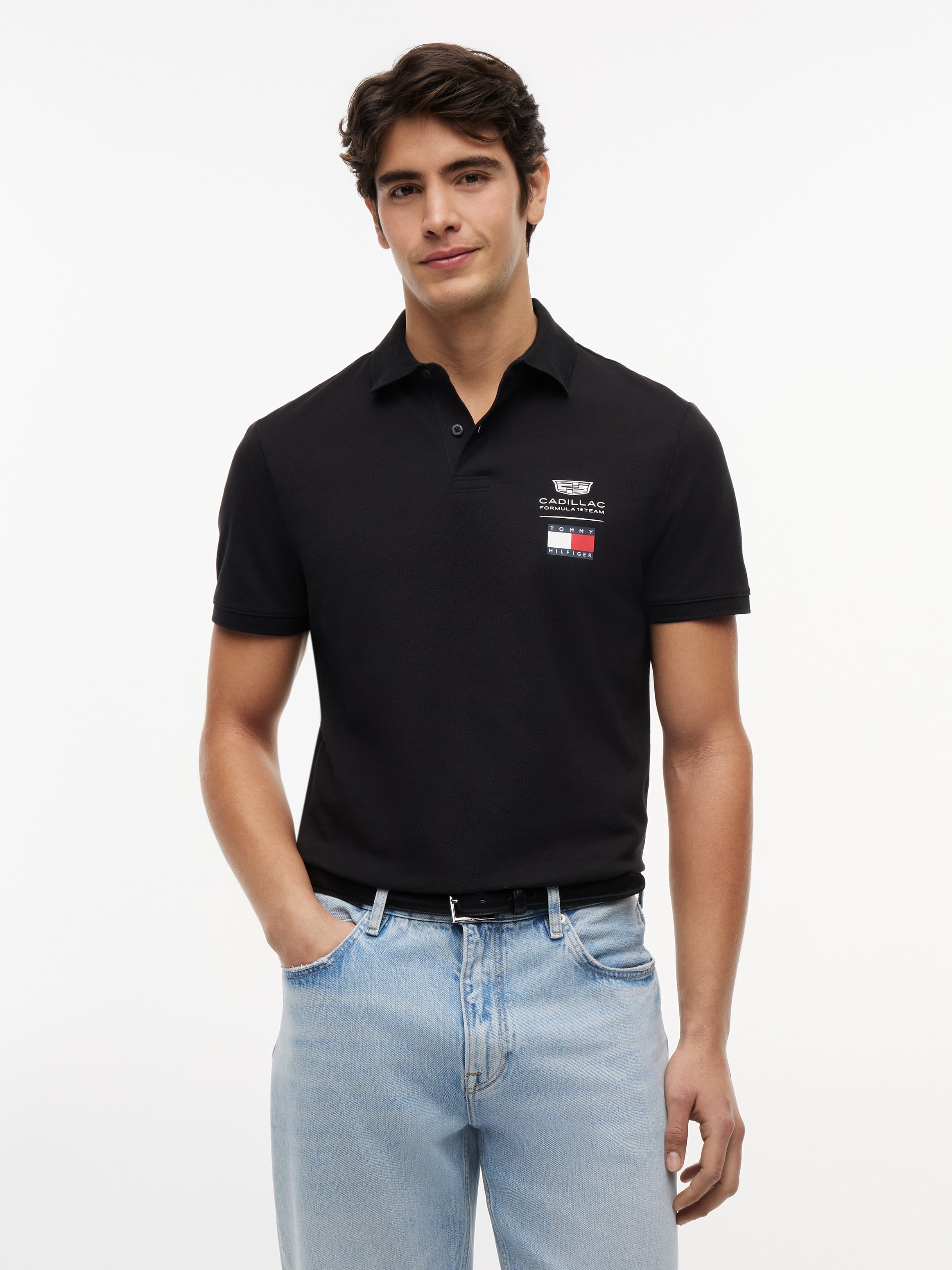 TH x Cadillac Formula 1® Team Logo Polo T-Shirt