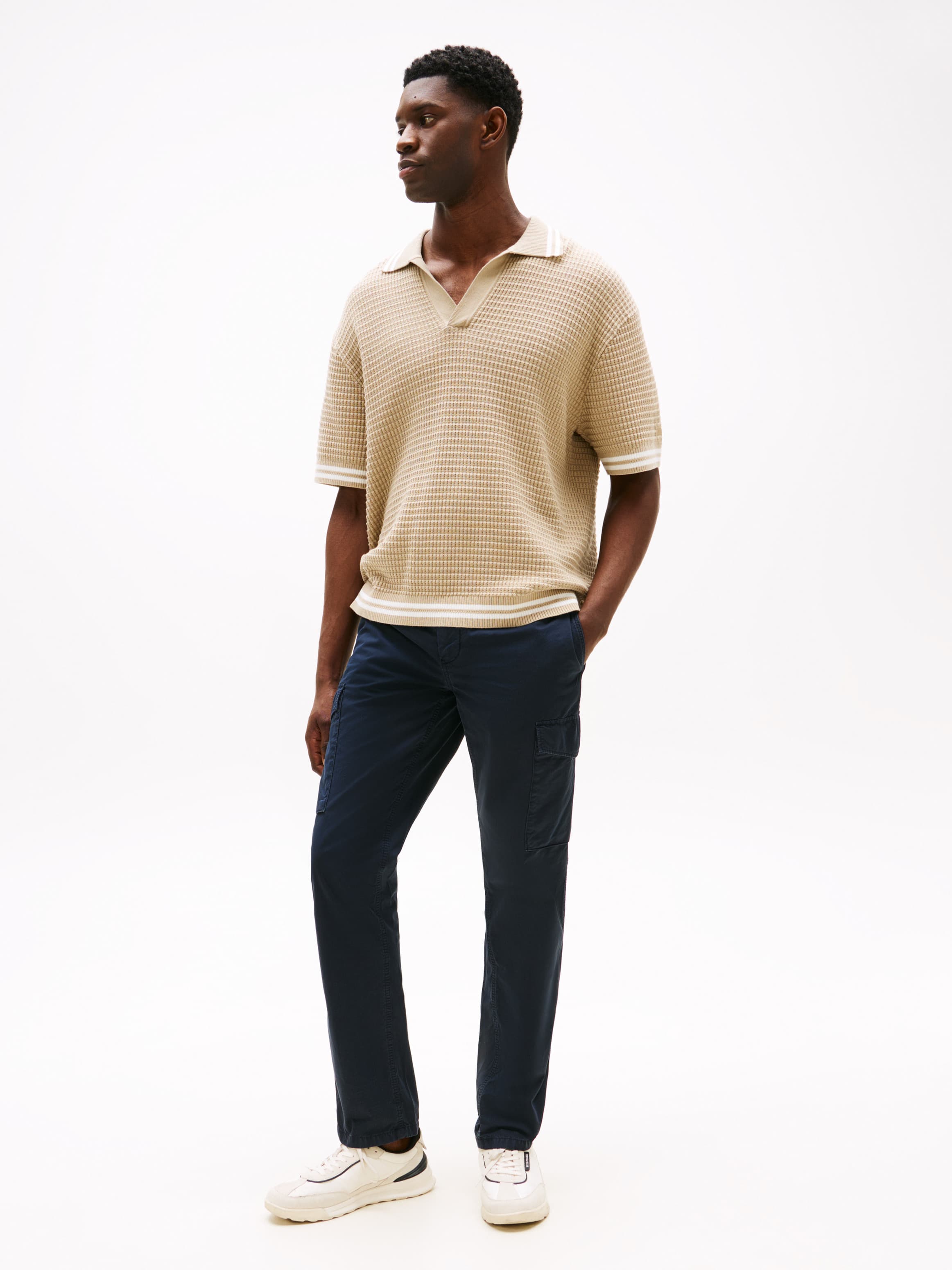Denton Straight Leg Twill Cargo Trousers