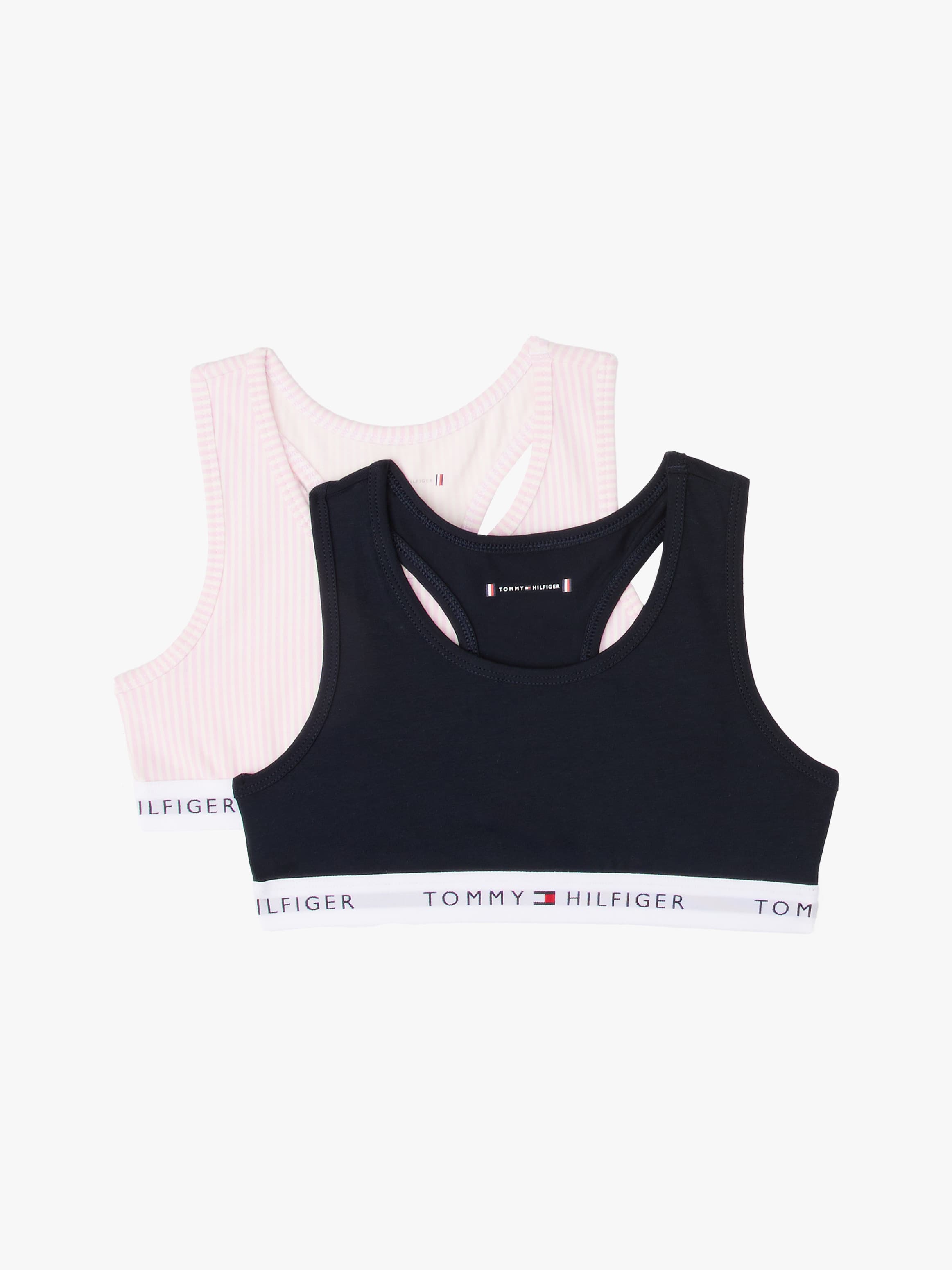 2-Pack Signature Print Racerback Unpadded Bralettes
