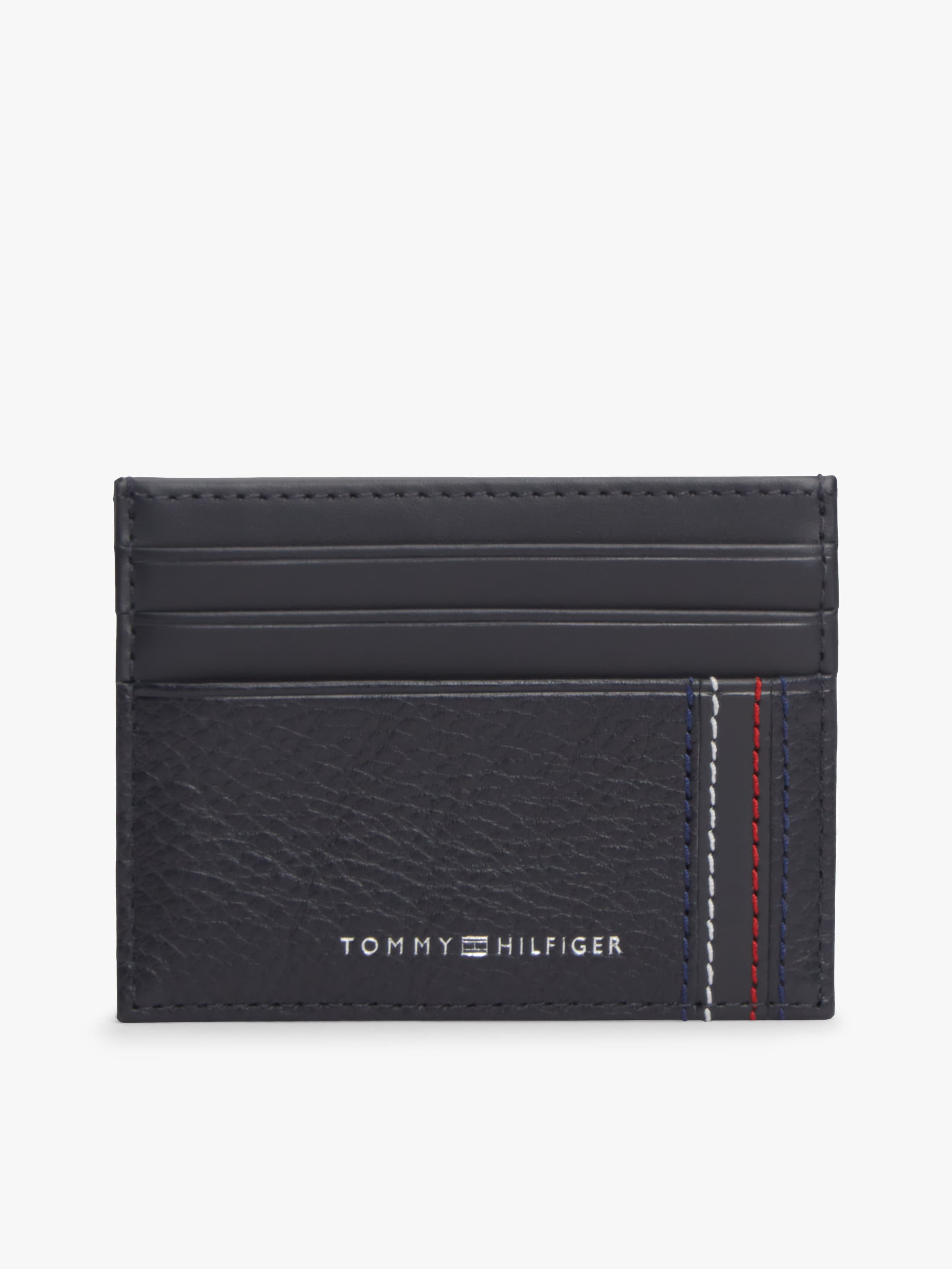 Logo Leather Credit Card Holder
