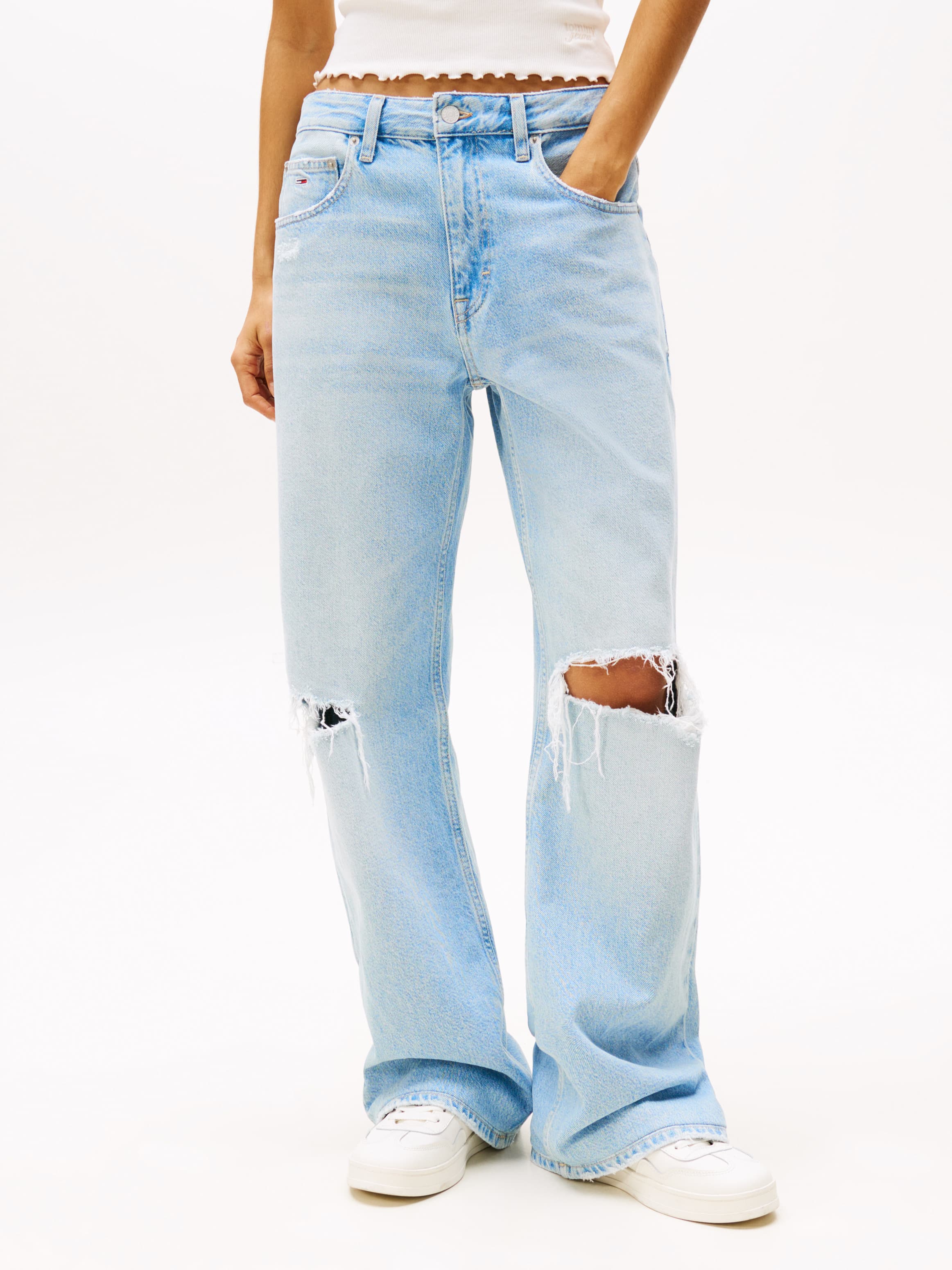 Mia Mid Rise Relaxed Straight Jeans