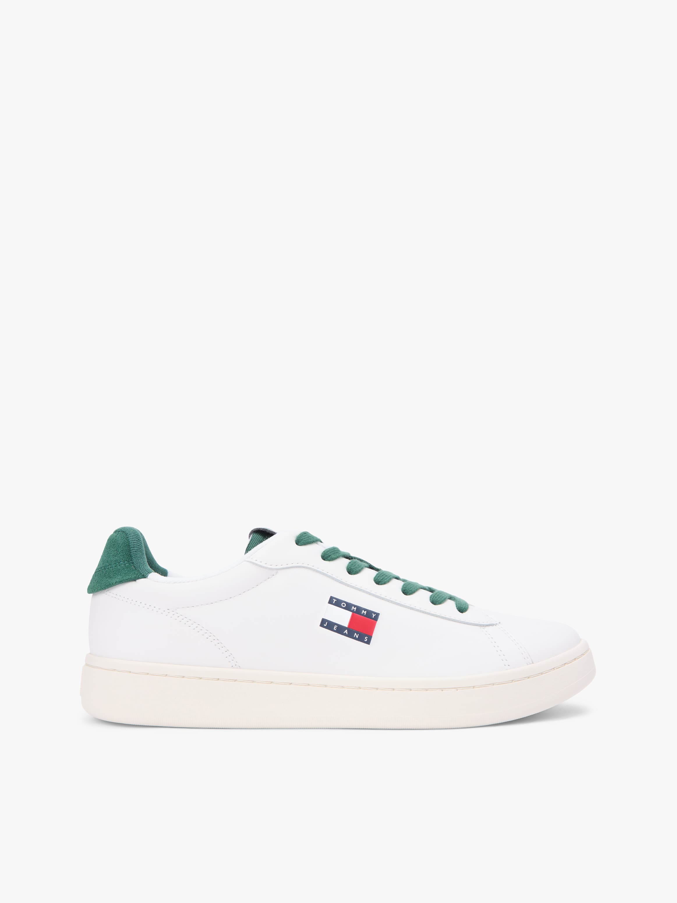 Leather Archive Court Trainers