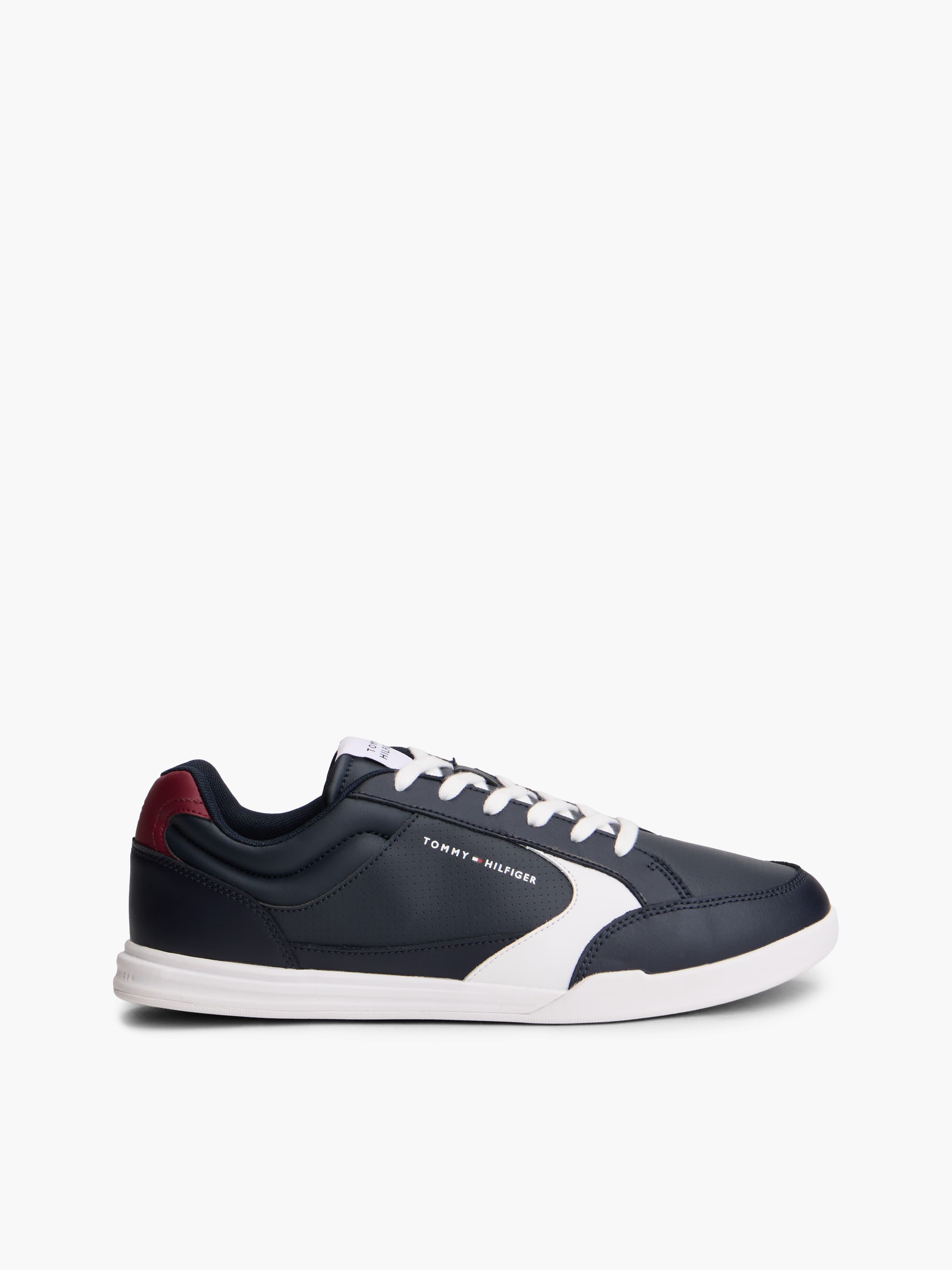 Low Profile Cupsole Trainers with Leather