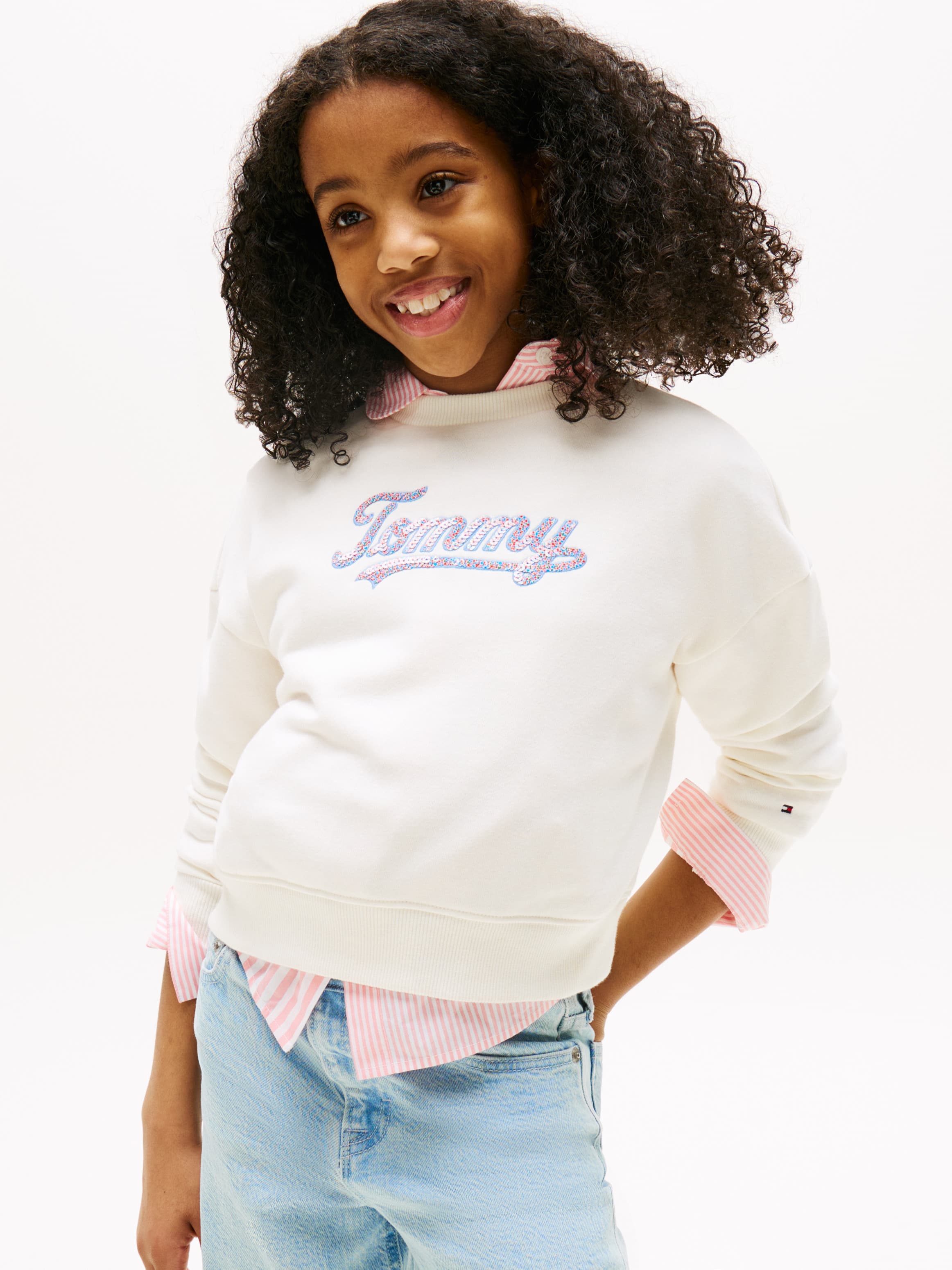 Relaxed Sequin Sweatshirt