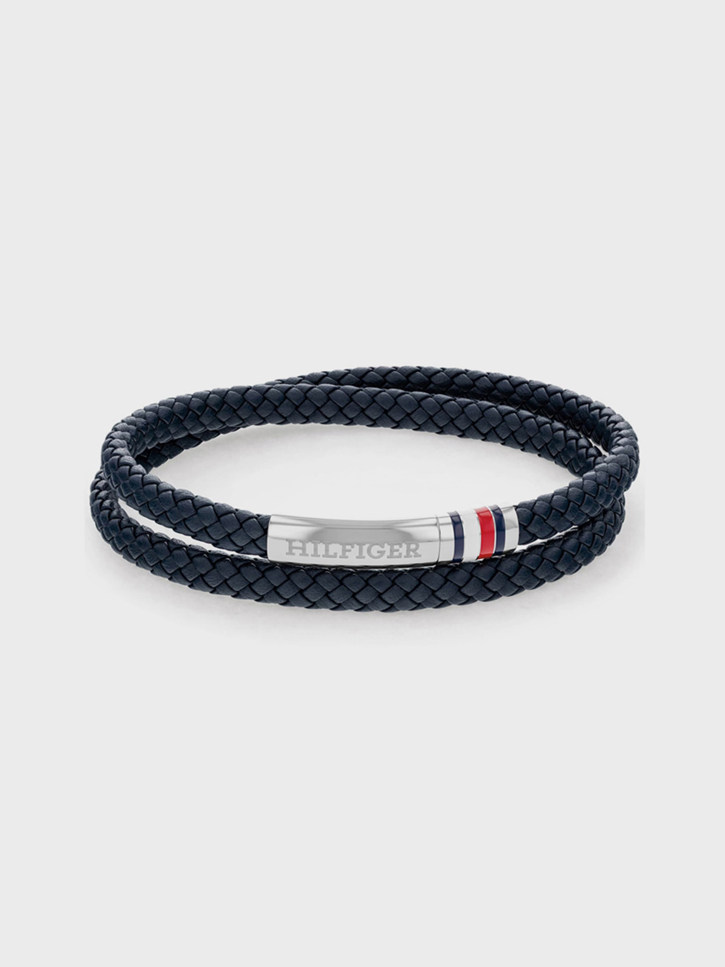 Braided Layered Leather Bracelet
