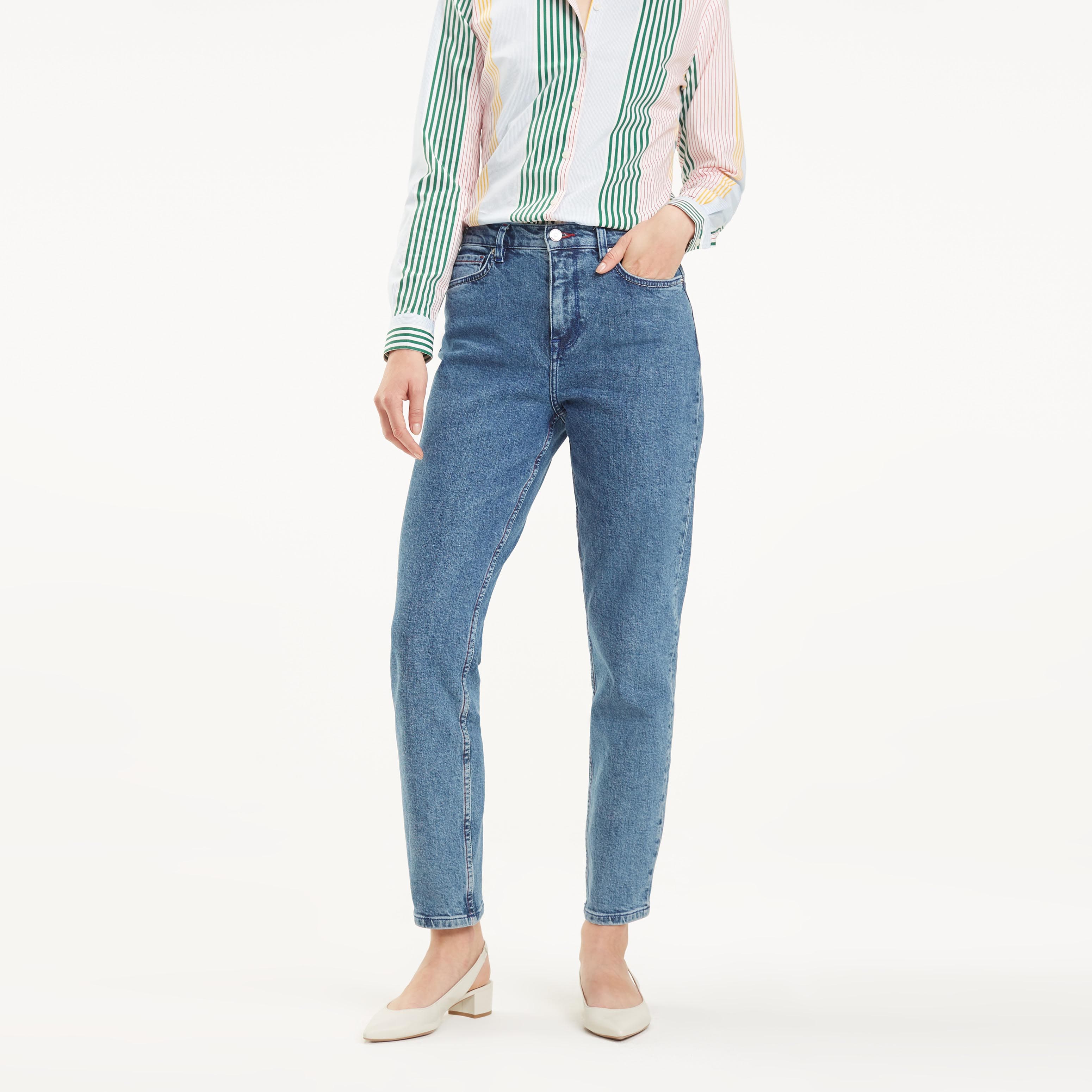 High Rise Mom Fit Jeans