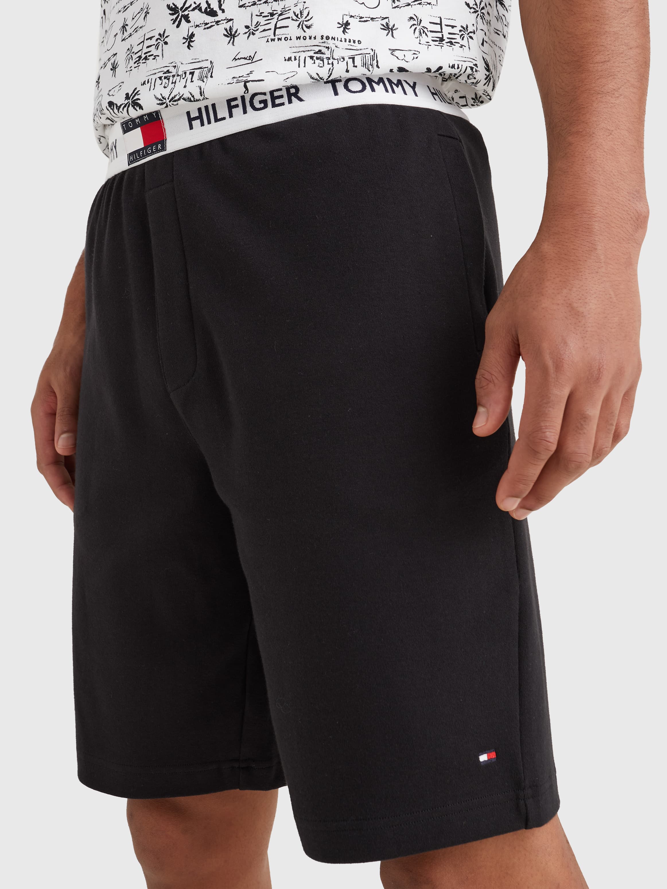 Tommy 85 Logo Waistband Long Shorts